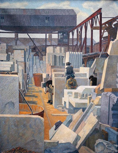 De Steenhouwer door Charles Ginner
