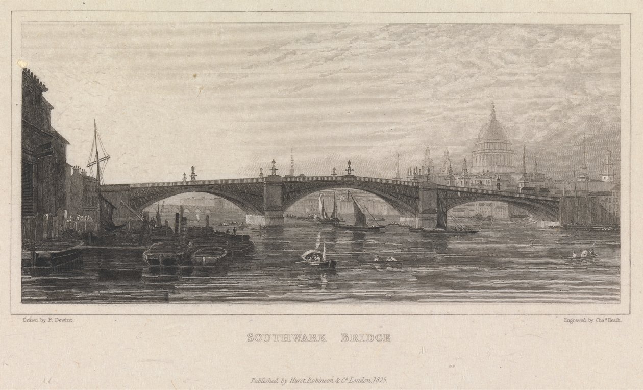 Southwark Brug door Charles Heath