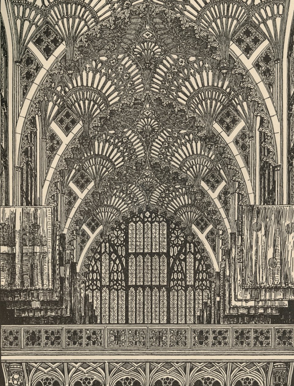 Waaiergewelf, 1931 door Charles Henry Bourne Quennell