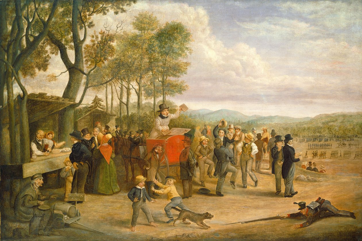 Oefendag door Charles Henry Granger