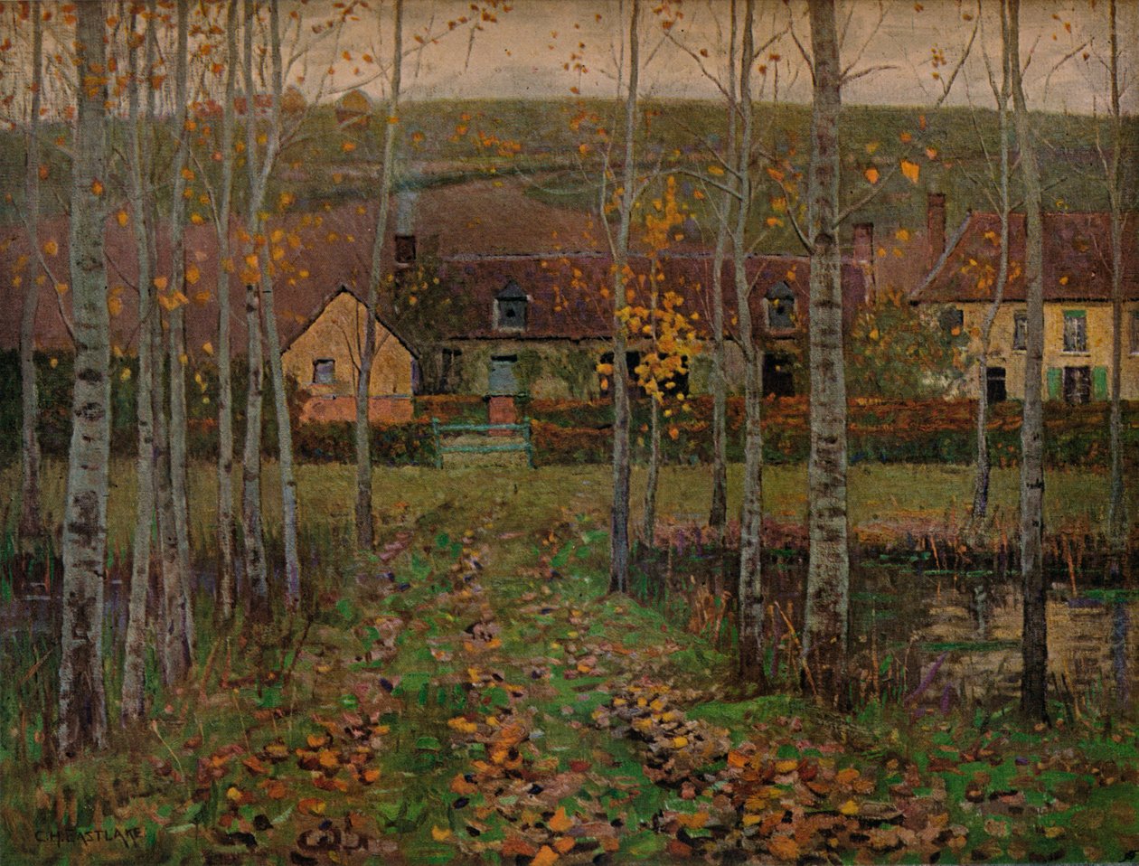 Blijvende bladeren, 1901, 1906 door Charles Herbert Eastlake