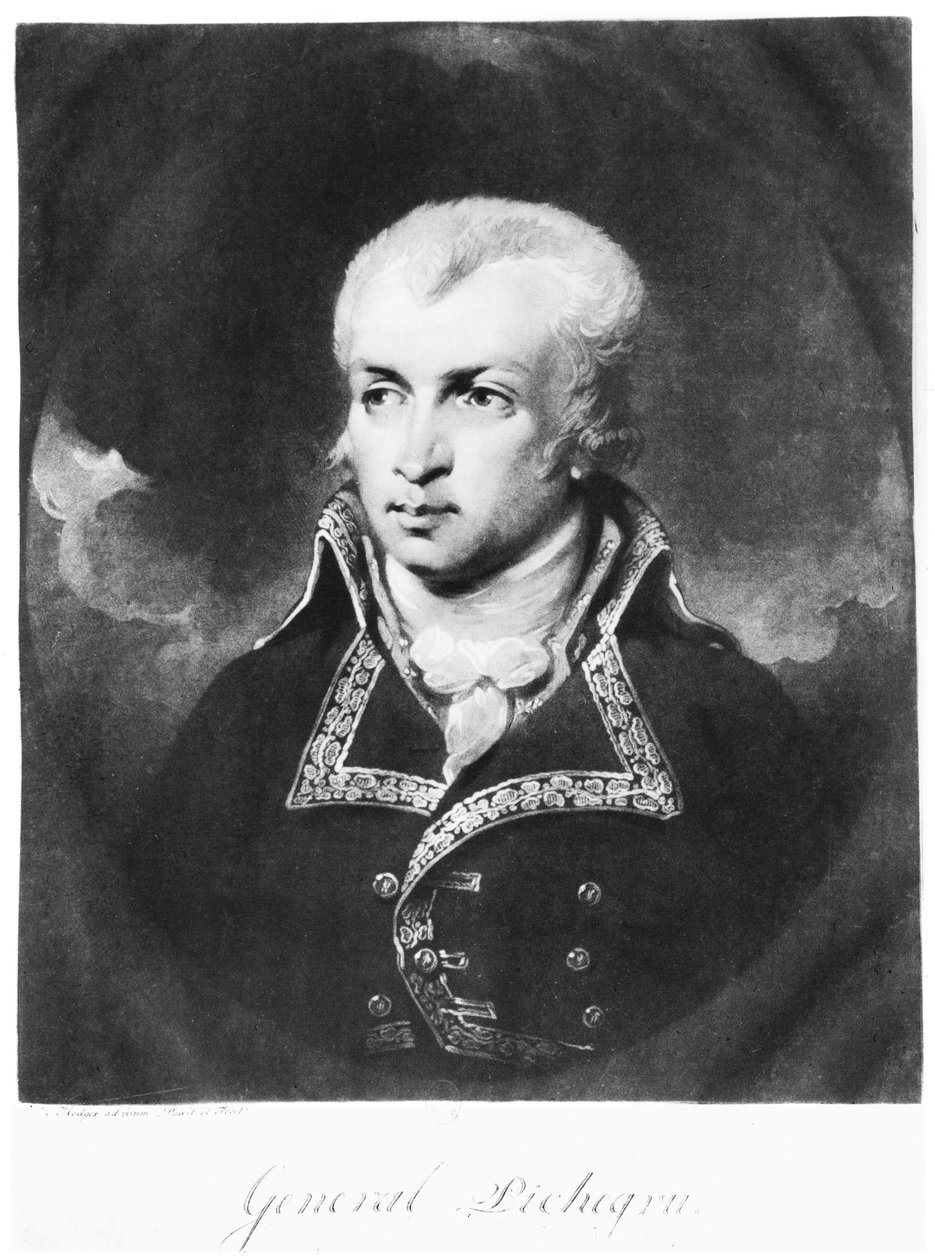 Generaal Charles Pichegru (1761-1804) door Charles Howard Hodges