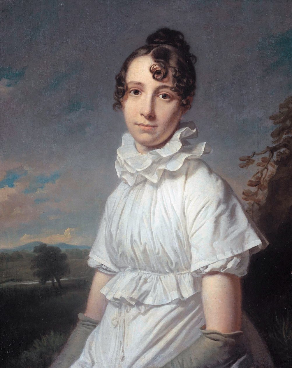 Portret van Emma Jane Hodges door Charles Howard Hodges