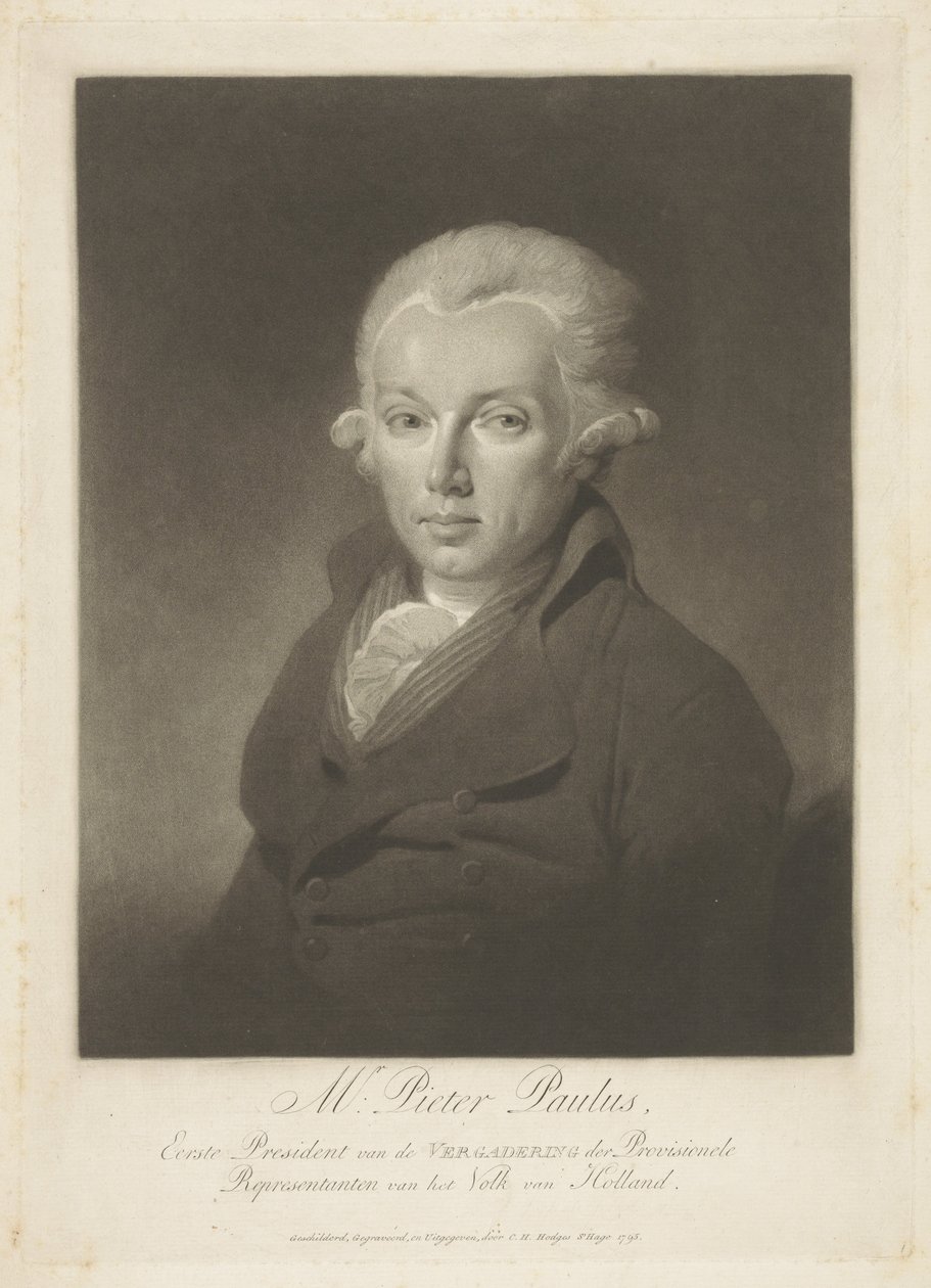 Portret van Pieter Paulus door Charles Howard Hodges