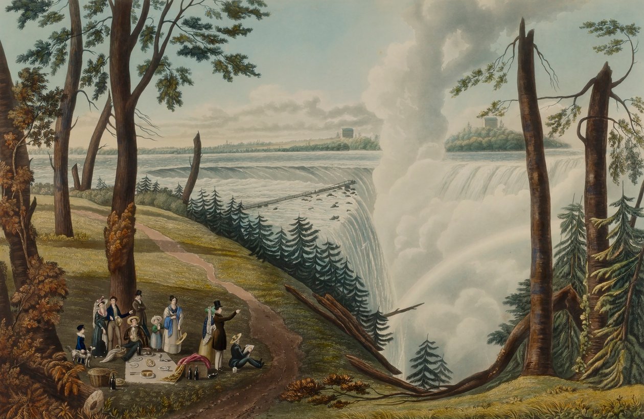 De watervallen van Niagara door Charles Hunt