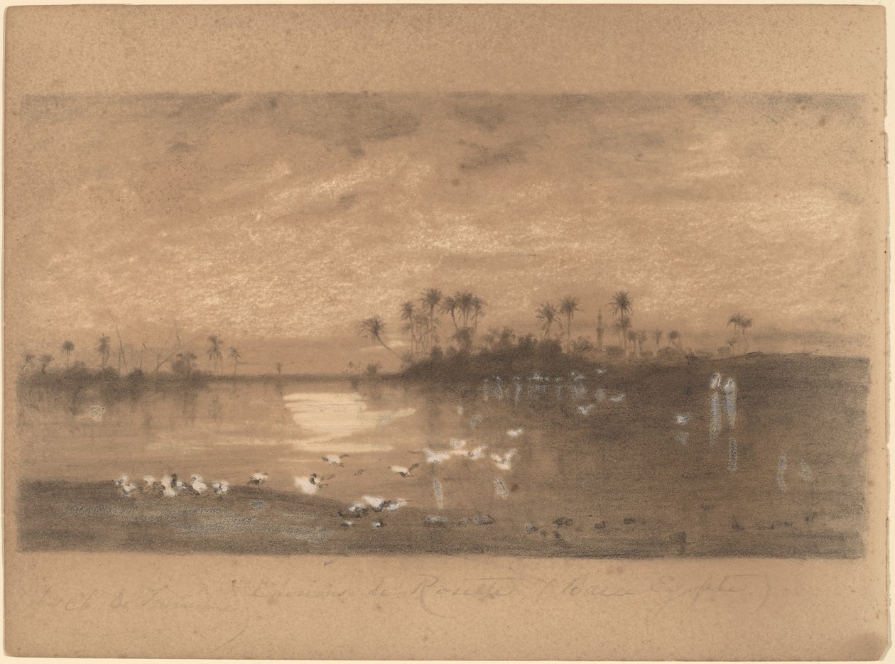 Rosetta, Egypte door Charles J. Bridgman