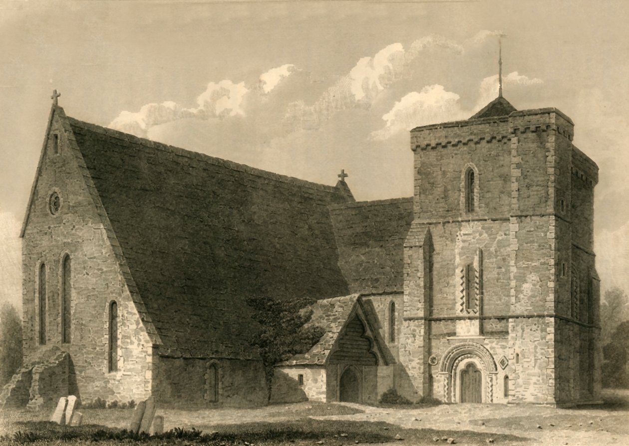 Climping Kerk door Charles J. Smith