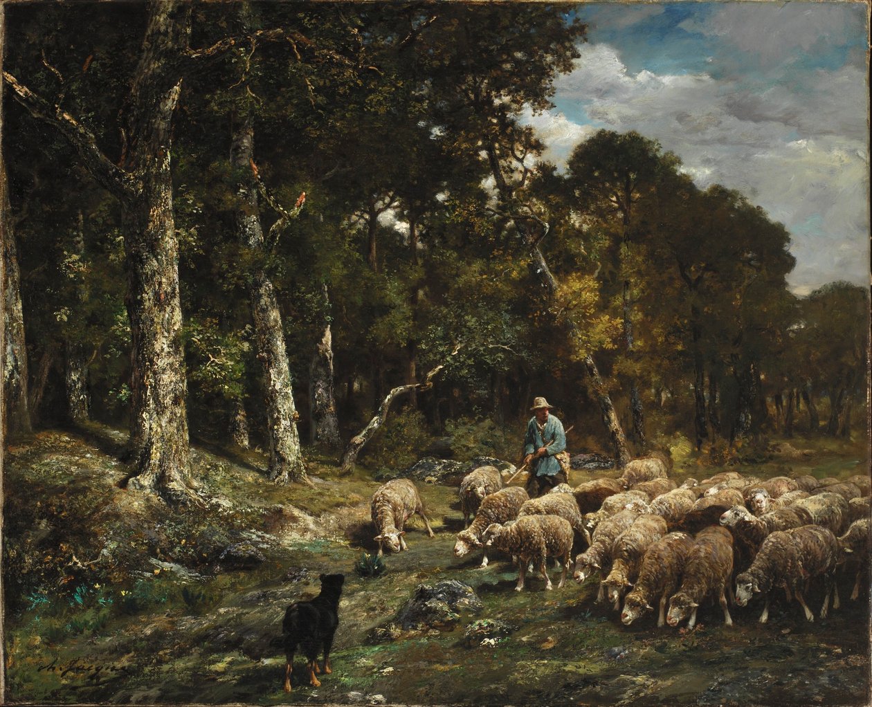 De troep door Charles Jacque