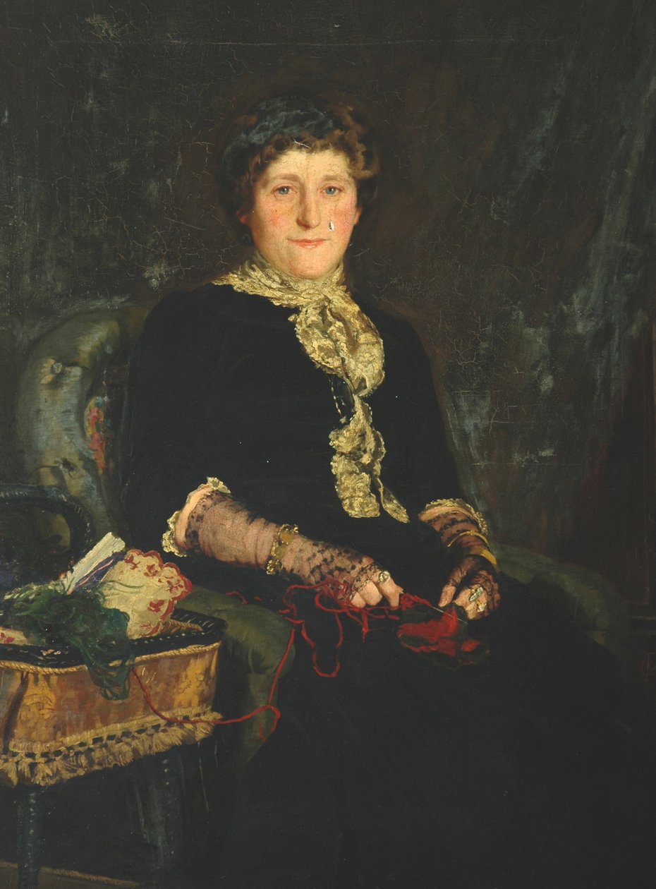 Mevrouw Rufus Mitchell door Charles James