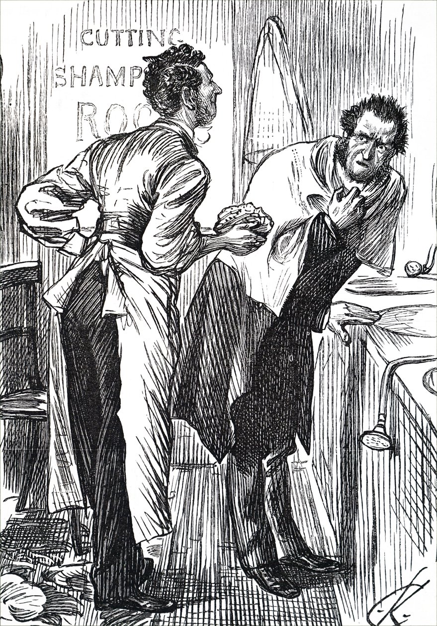 Sanitatie in Londen door Charles Keene