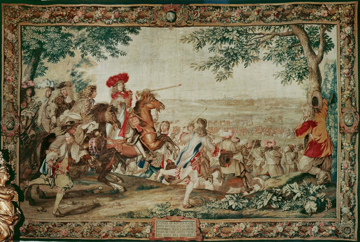 Intocht van Louis XIV in Duinkerken ... door Charles Le Brun