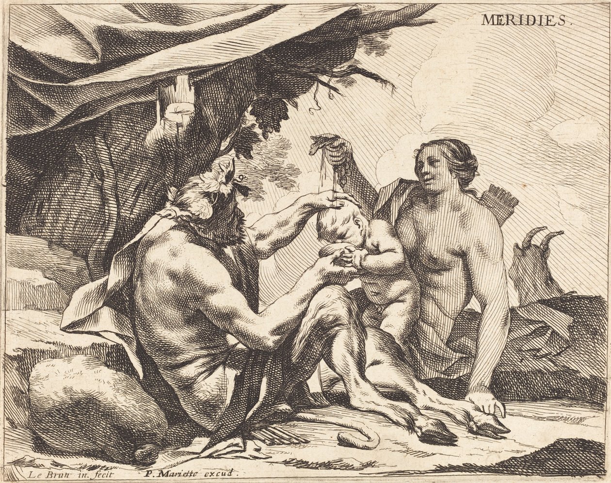 Meridies (Middag) door Charles Le Brun