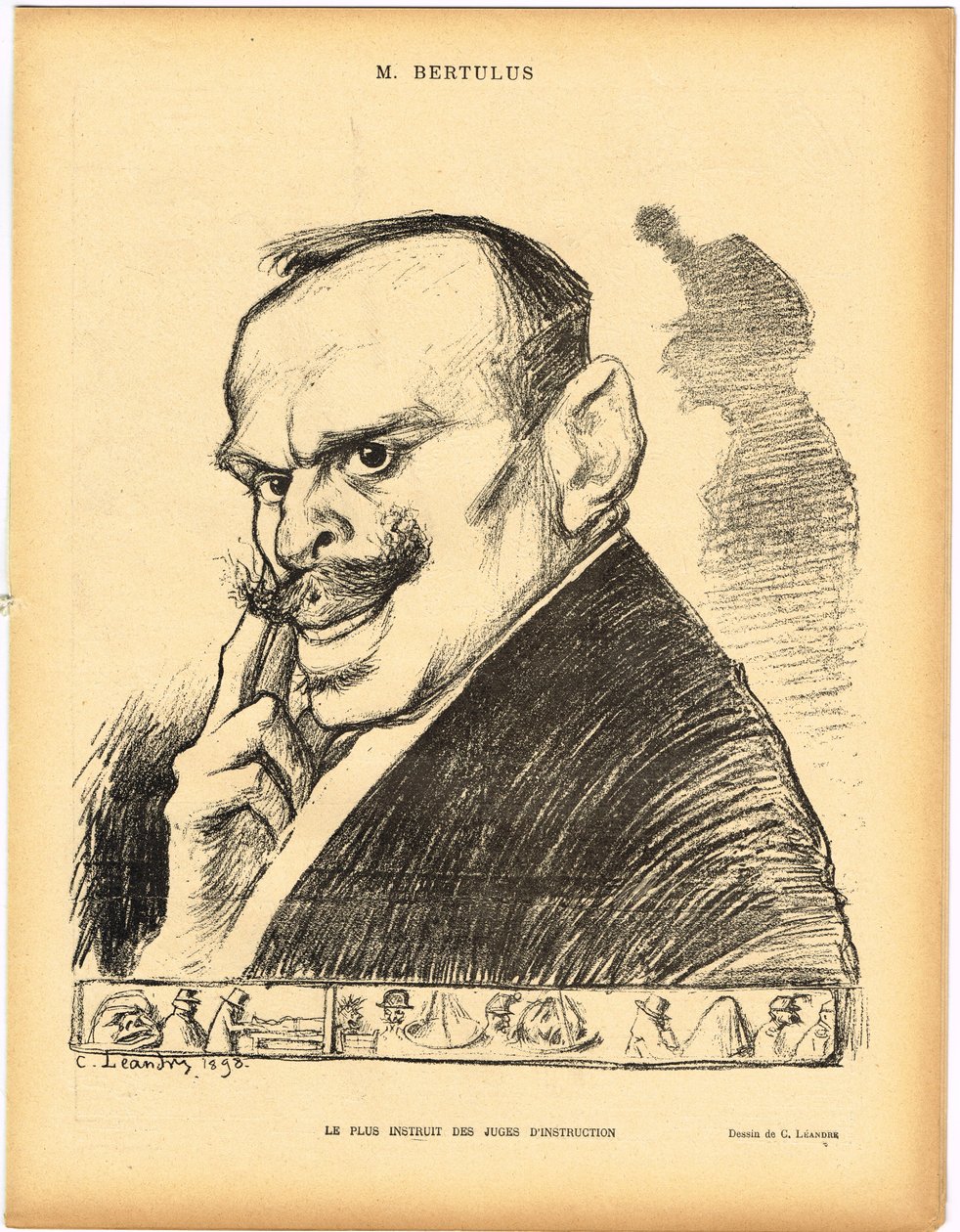 Le Rire, Satirisch in Zwart & Wit door Charles Leandre