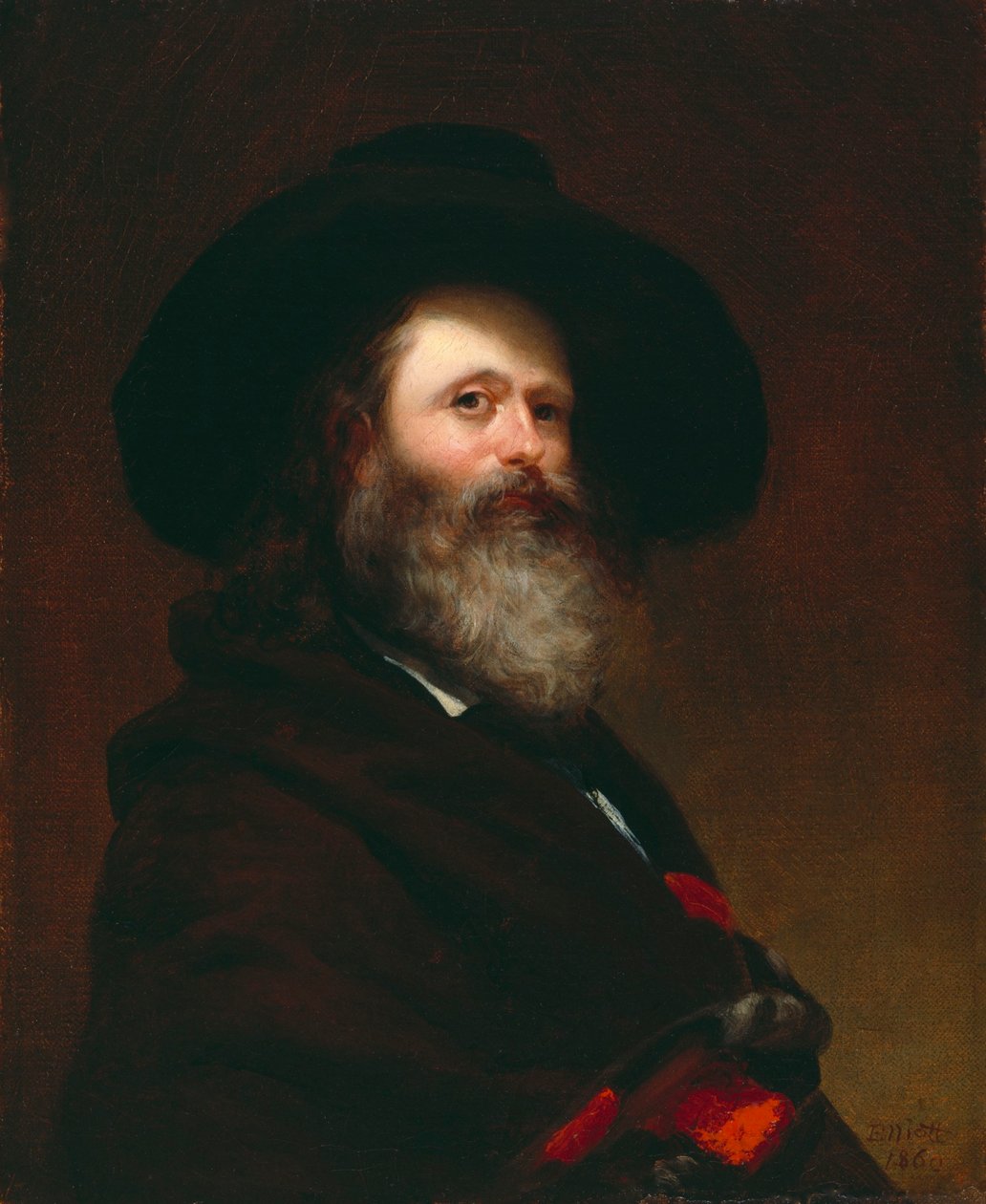 Zelfportret door Charles Loring Elliott