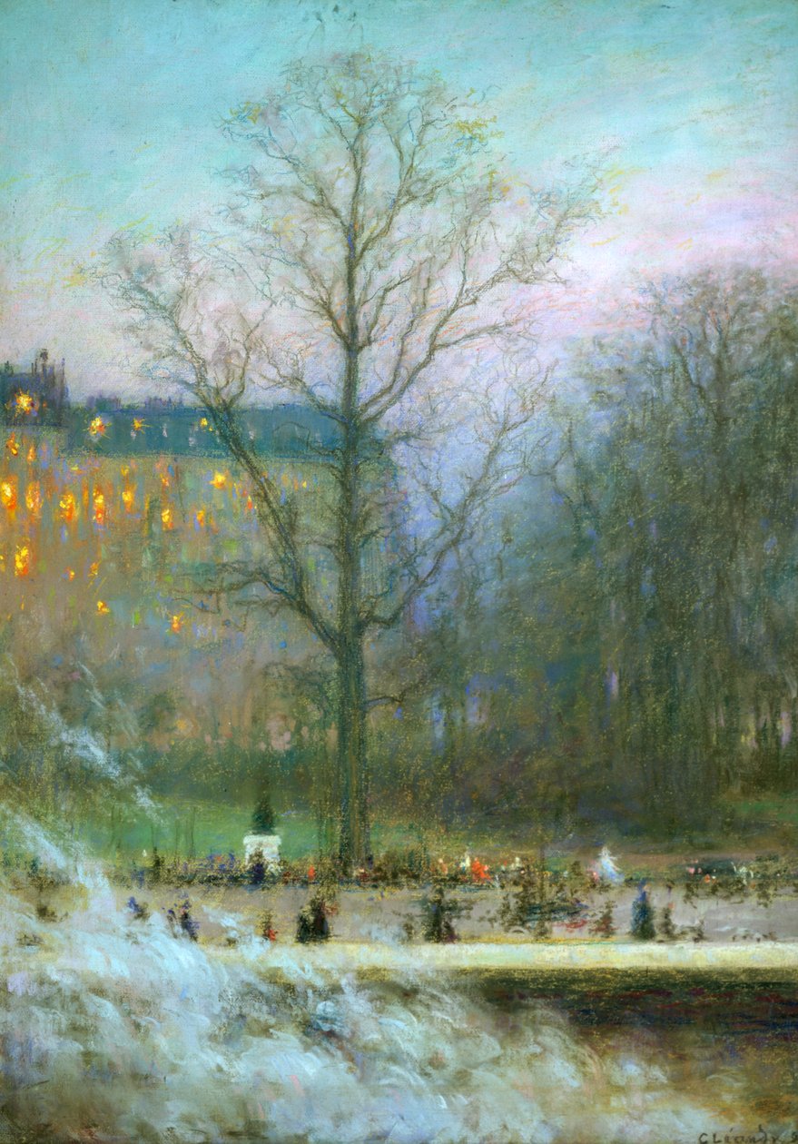 Jardins de Paris door Charles Lucien Leandre