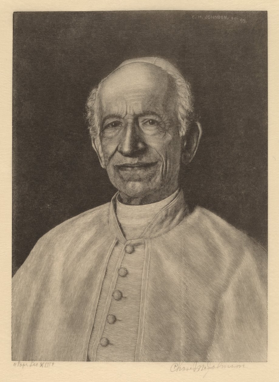 Paus Leo XIII door Charles M. Johnson