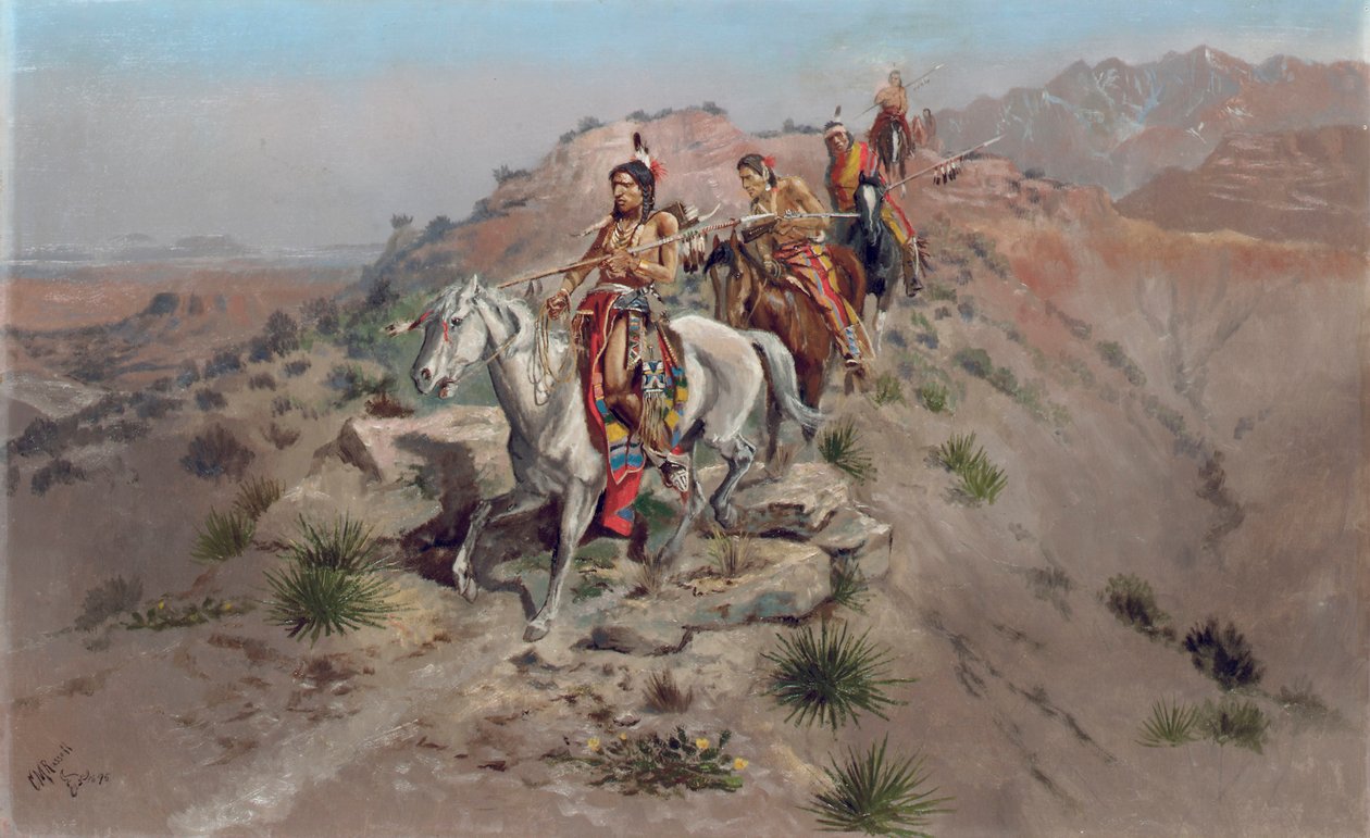 Op het Oorlogspad door Charles Marion Russell