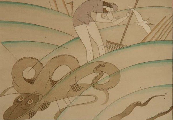 De Octopus, c.1920 door Charles Martin