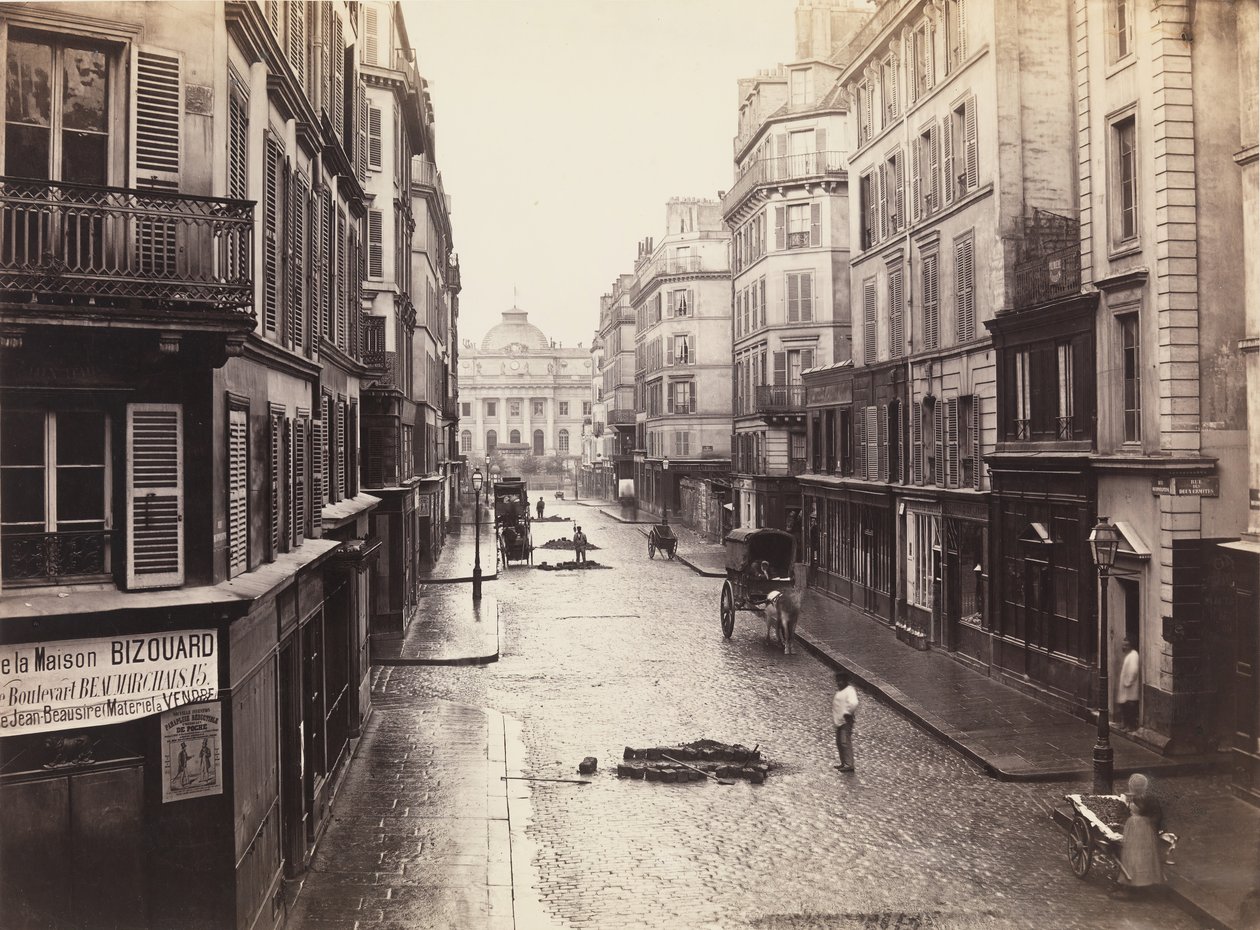 Rue de Constantine door Charles Marville