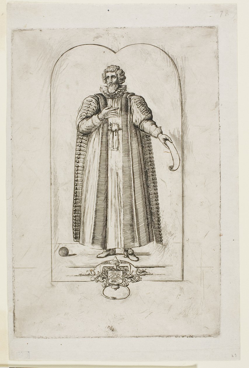 Portret van François Viète door Charles Meryon