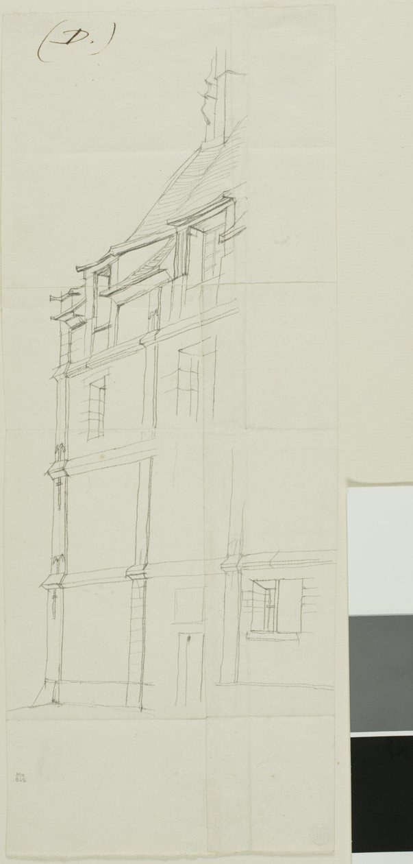 Rue des Toiles, Bourges door Charles Meryon