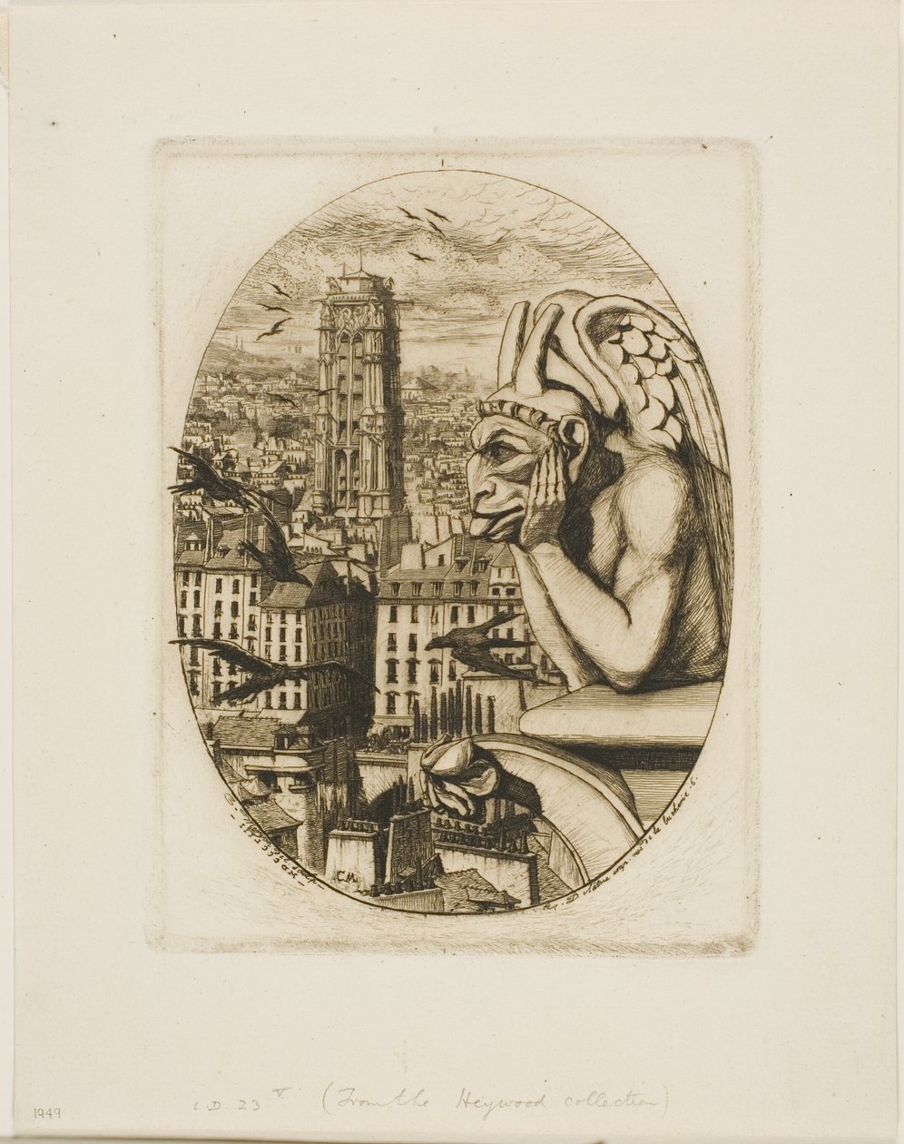De Vampier door Charles Meryon