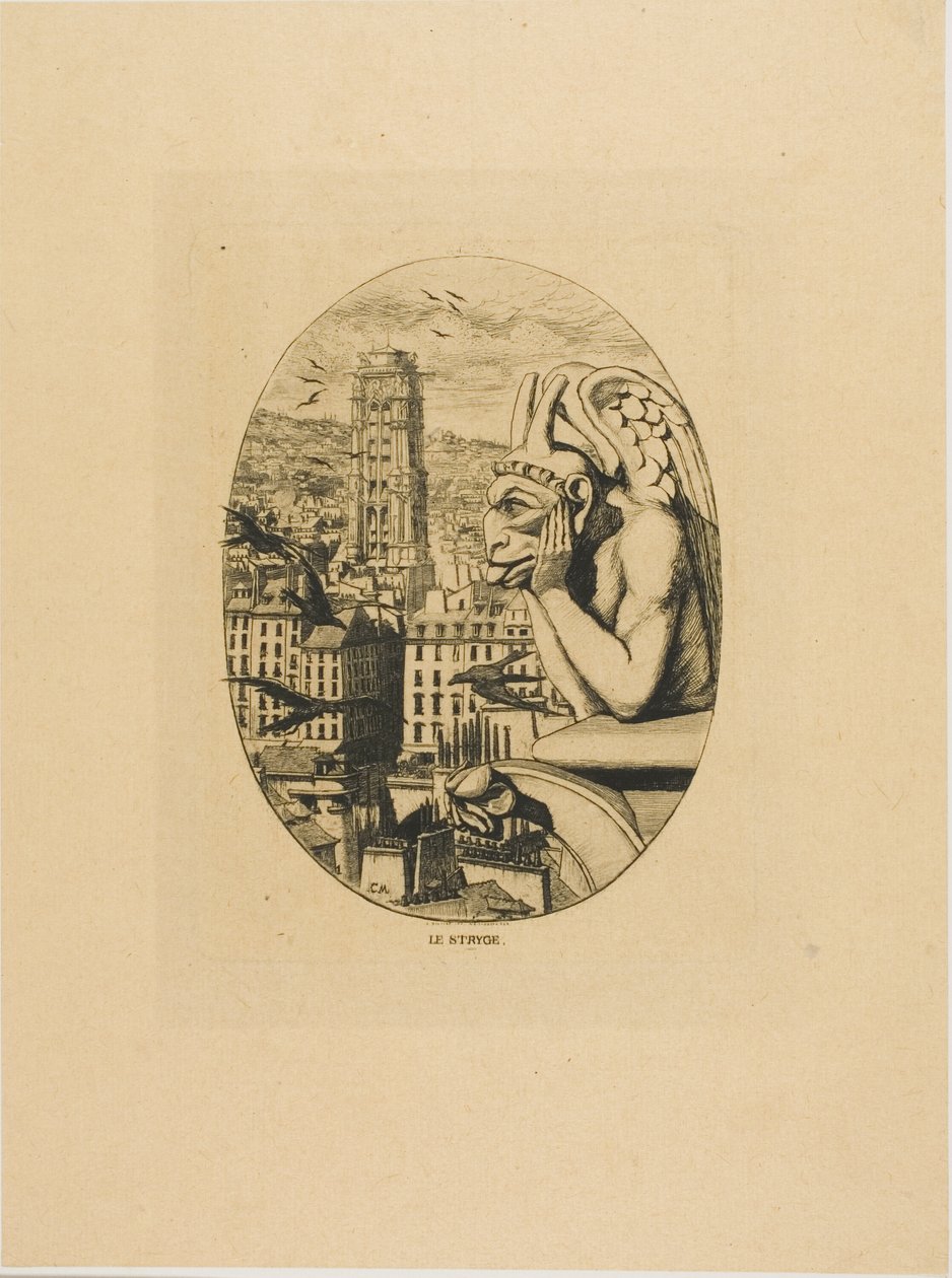De Vampier door Charles Meryon