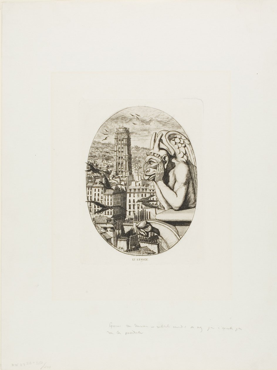 De Vampier door Charles Meryon