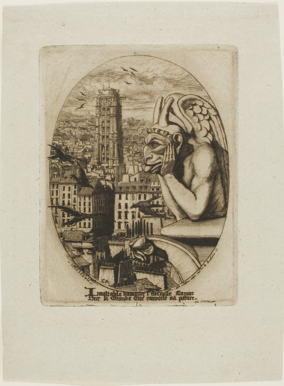 De Vampier door Charles Meryon