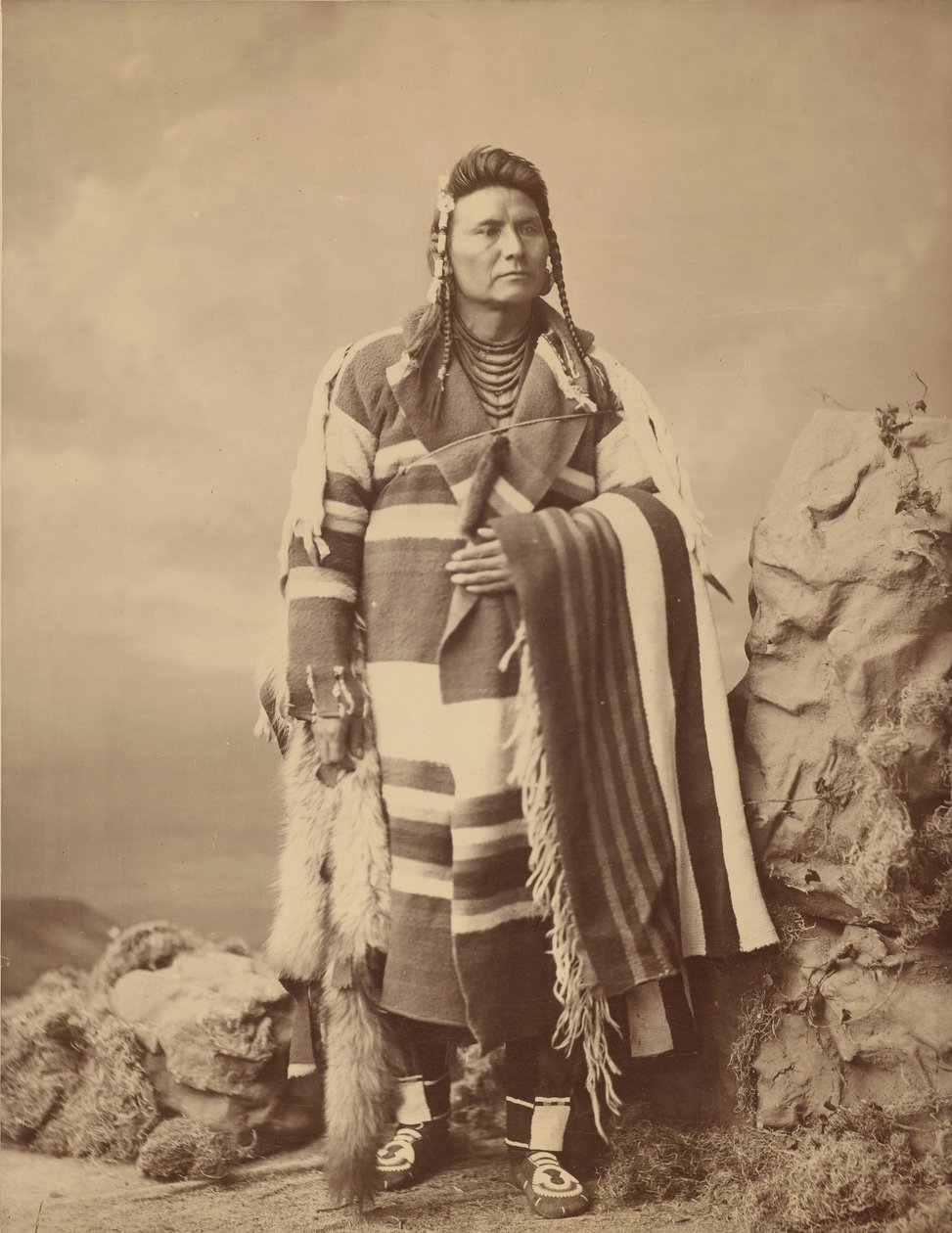 Hinmatóowyalahtq’it Chief Joseph, 1879 door Charles Milton Bell