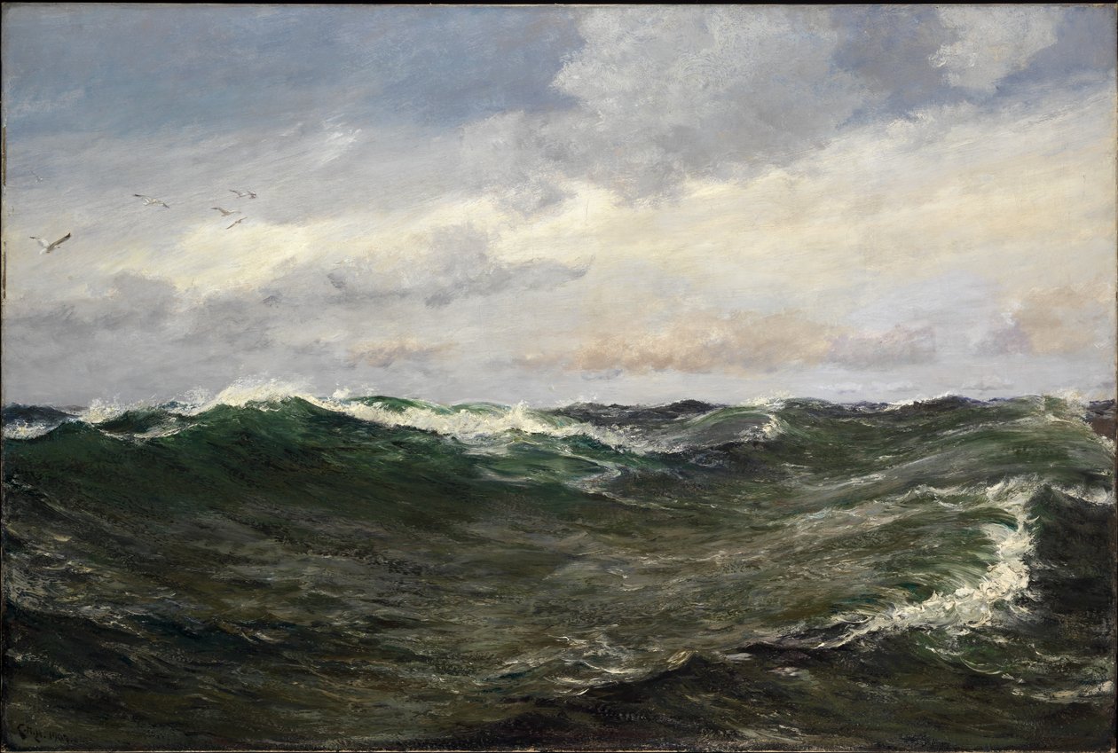 Een verspilling van water, 1907 door Charles Napier Hemy
