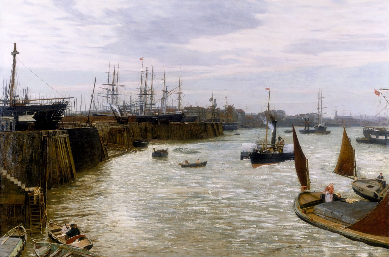 Blackwall, 1872 door Charles Napier Hemy