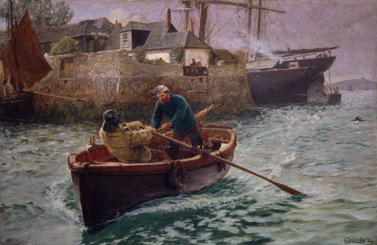 Op Weg naar Huis door Charles Napier Hemy