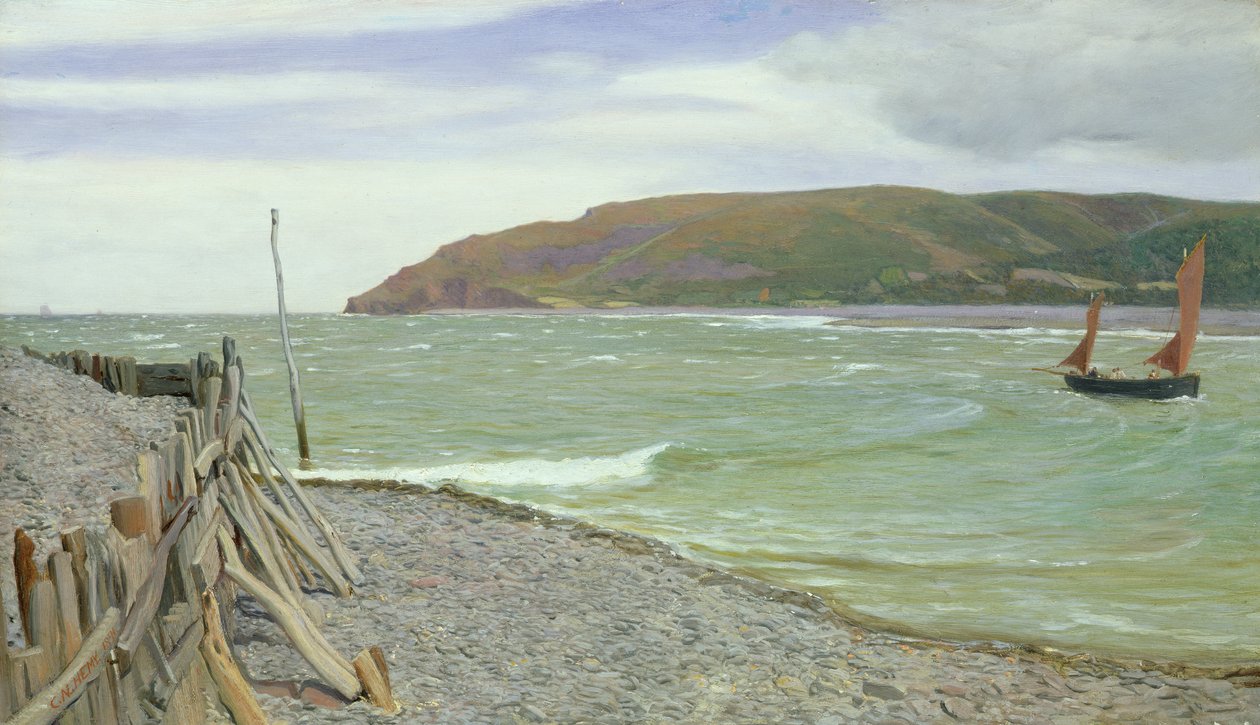 Porlock Bay, 1891 door Charles Napier Hemy