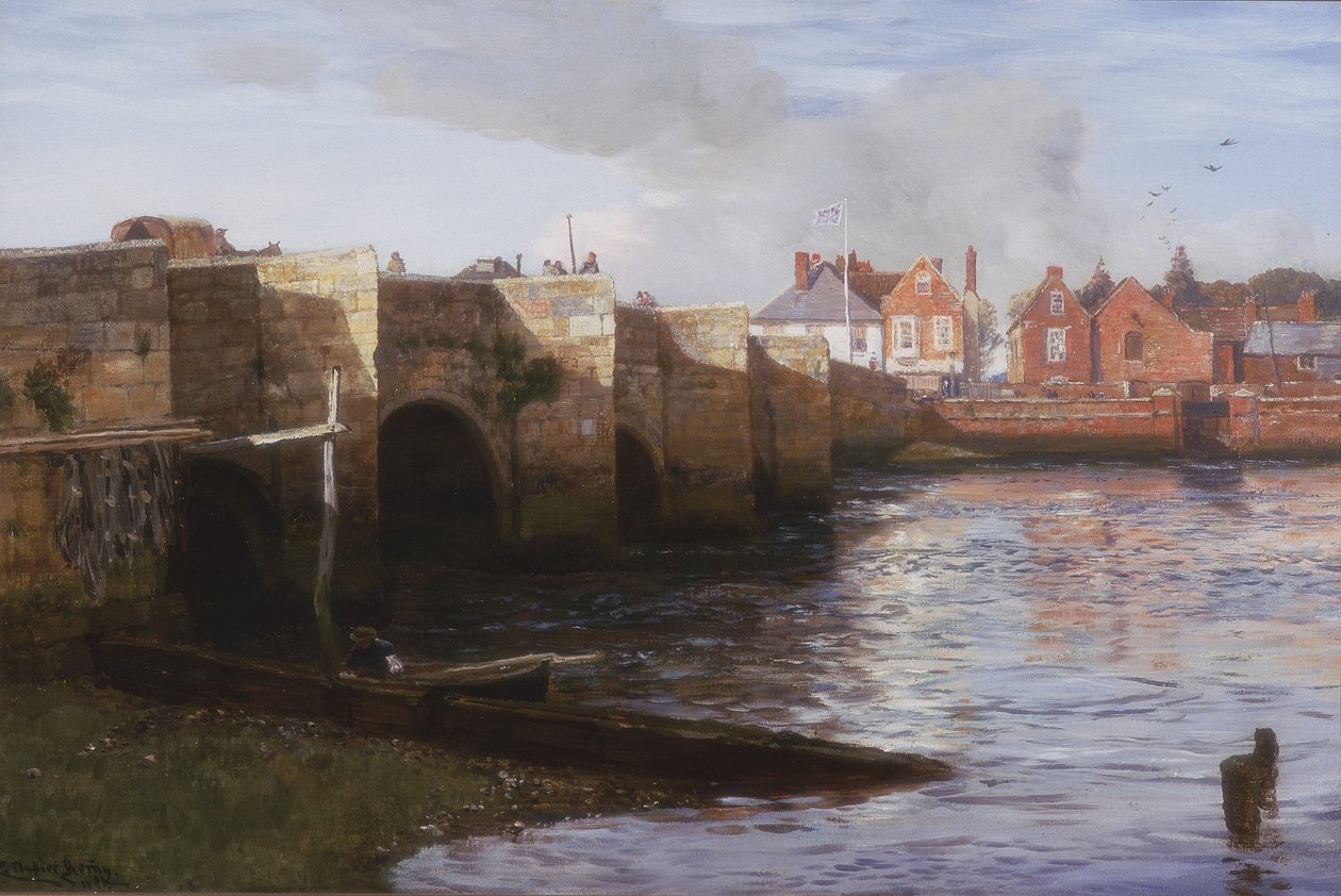 Redbridge, Southampton door Charles Napier Hemy