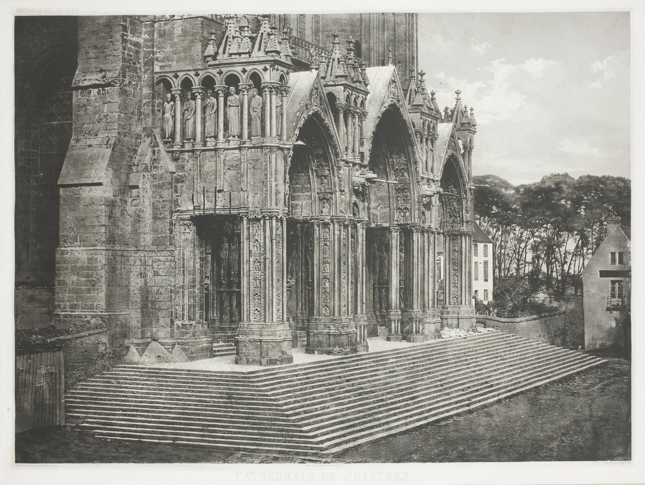 Cathedrale de Chartres door Charles Nègre