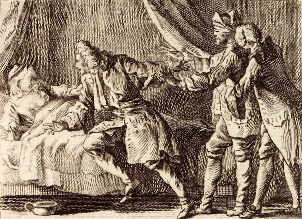 La Mandragore door Charles Nicolas Cochin