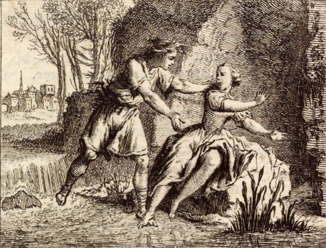 De Scamandre door Charles Nicolas Cochin