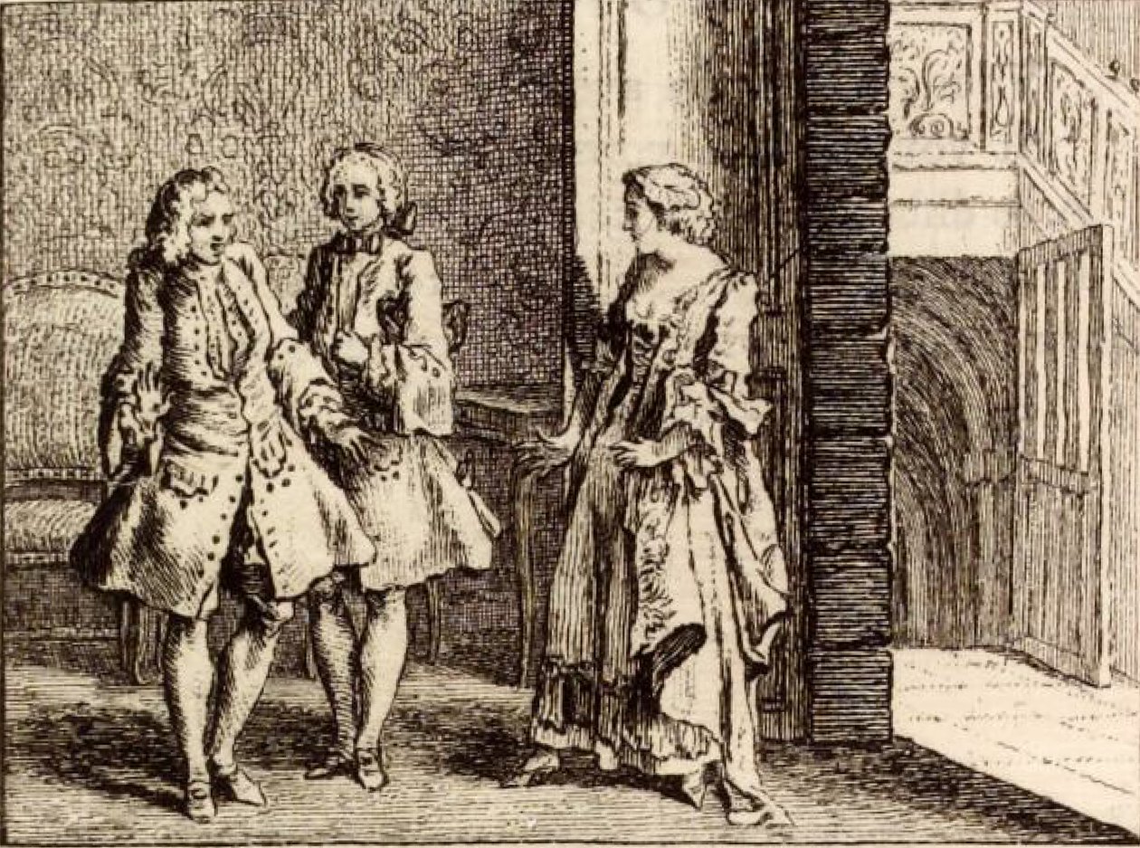 De Quiproquos door Charles Nicolas Cochin