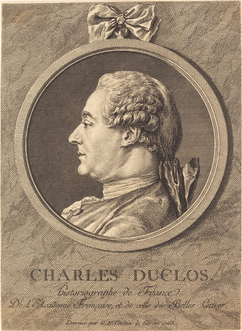 Charles Duclos door Charles Nicolas Cochin II