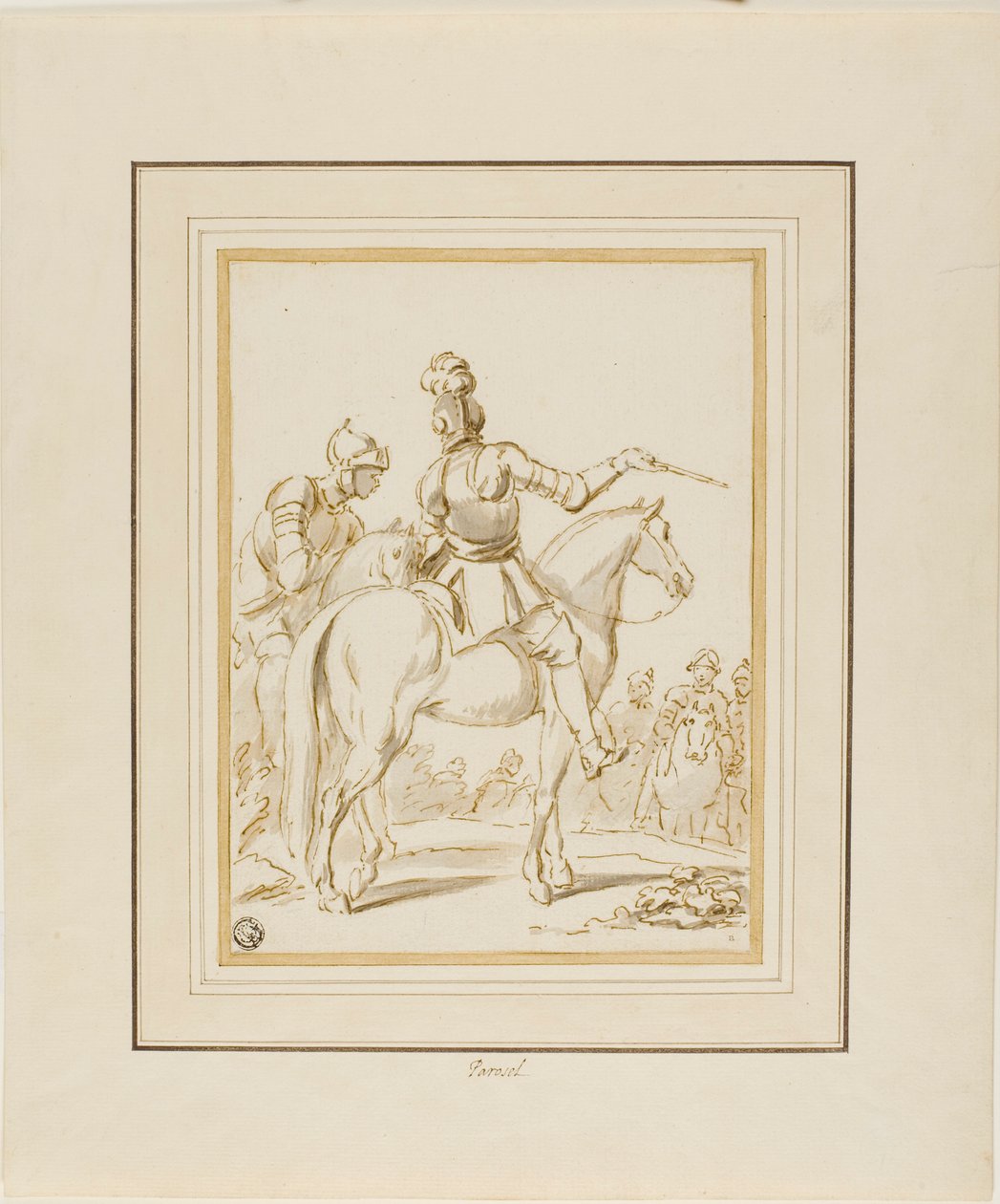Ridders te paard door Charles Parrocel