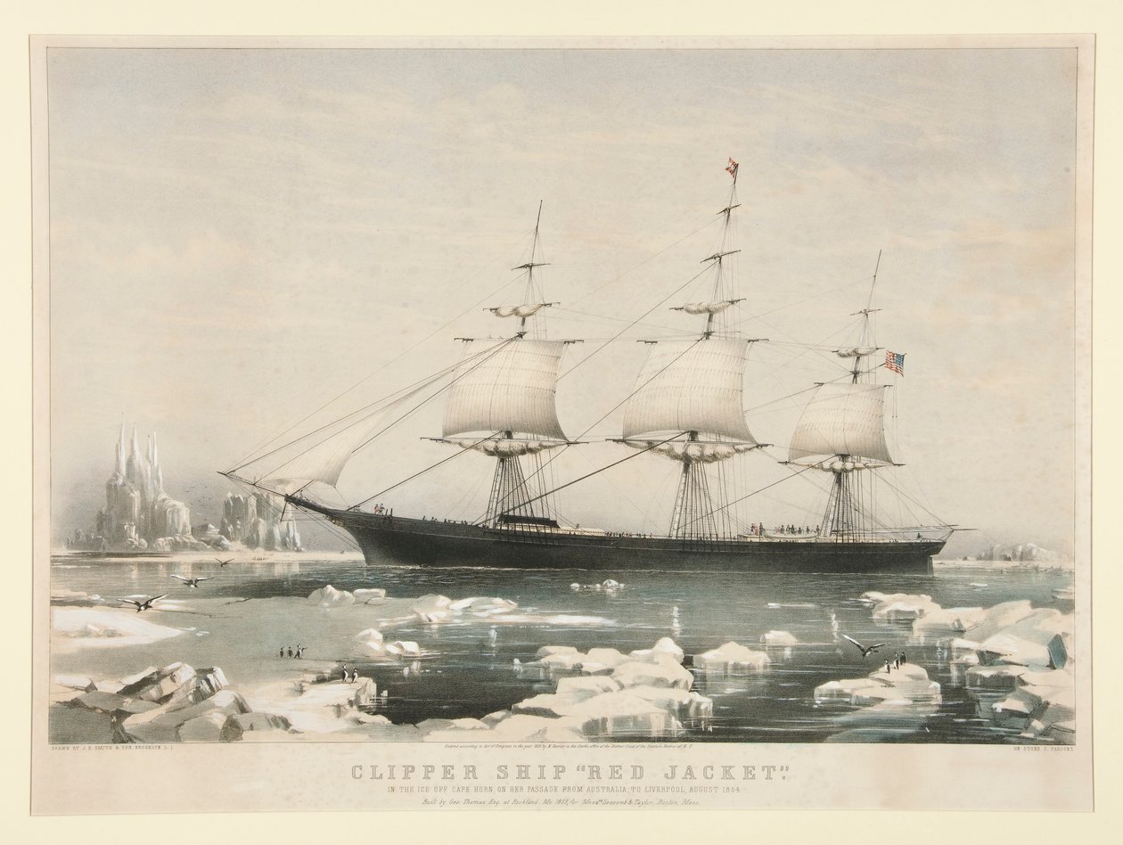 Clipper schip door Charles Parsons