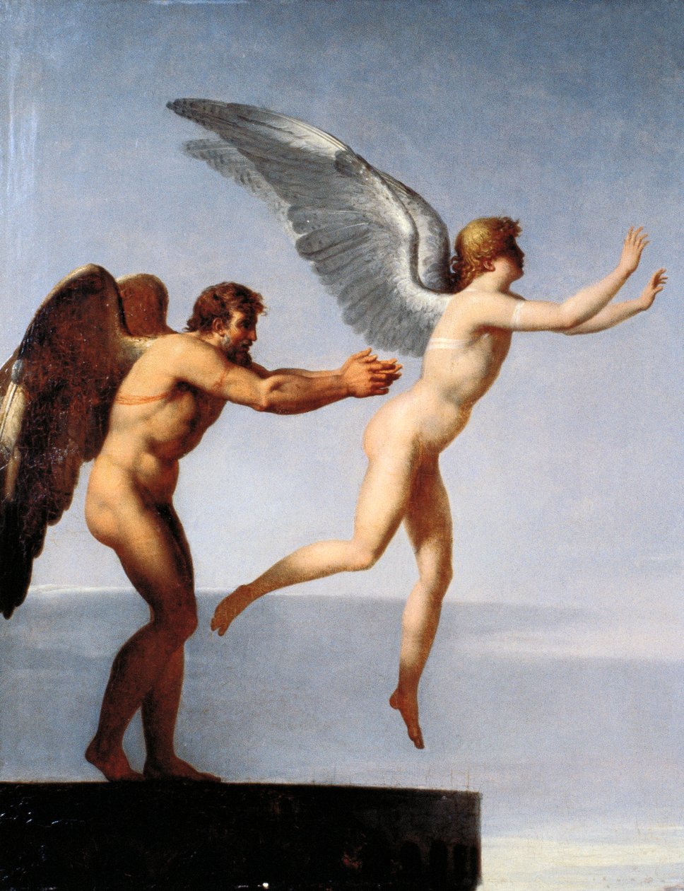Daedalus en Icarus door Charles Paul Landon