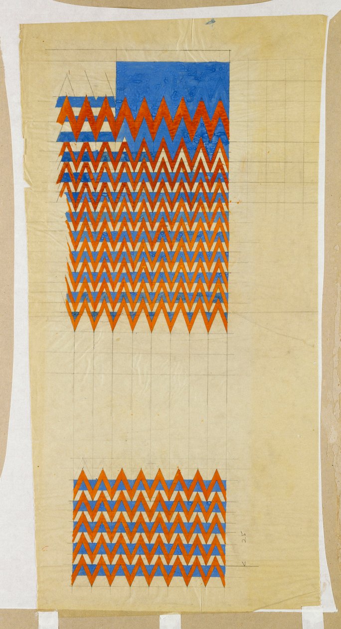 Stofontwerp door Charles Rennie Mackintosh