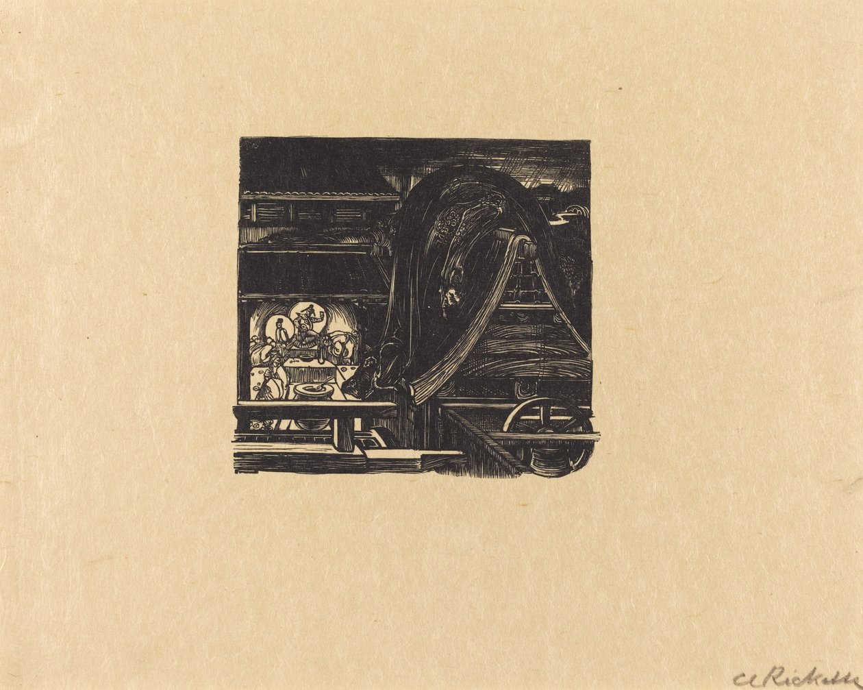 Zondvloed (Inondation) door Charles Ricketts