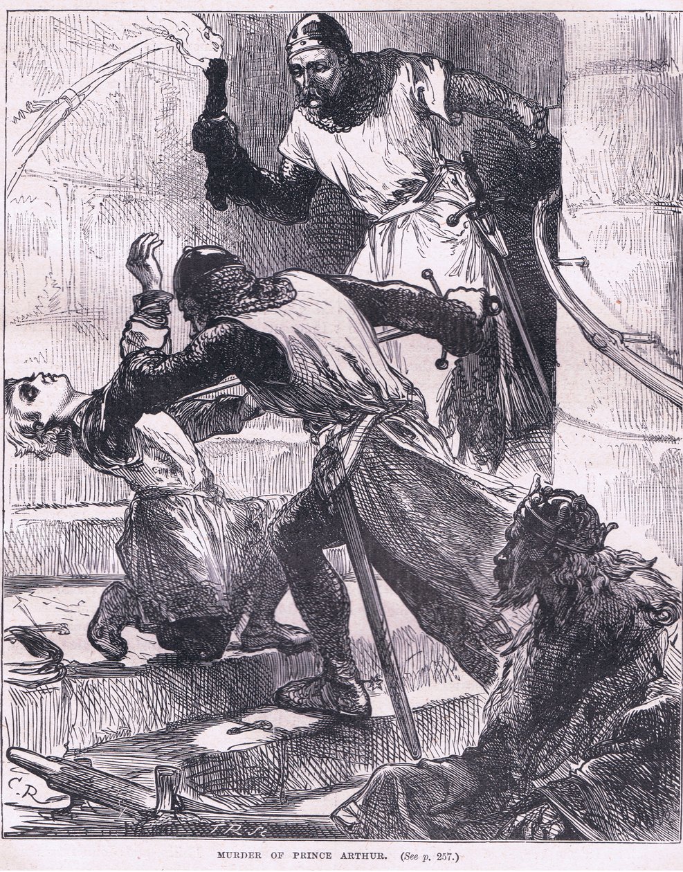 De Moord op Prins Arthur door Charles Ricketts