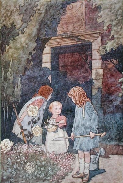 De kindertuin, gepubliceerd 1912 door Charles Robinson
