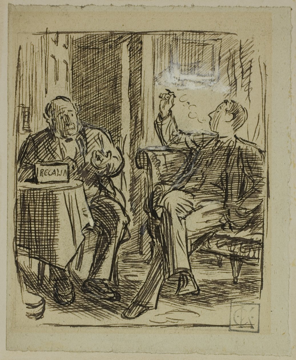 Een Vriendelijke Zoon door Charles Samuel Keene