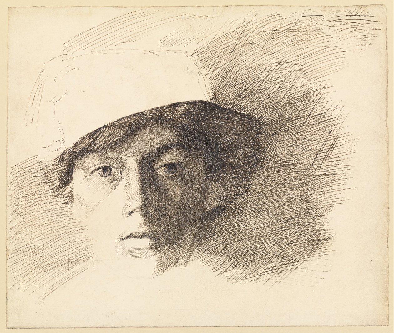Zelfportret door Charles Samuel Keene