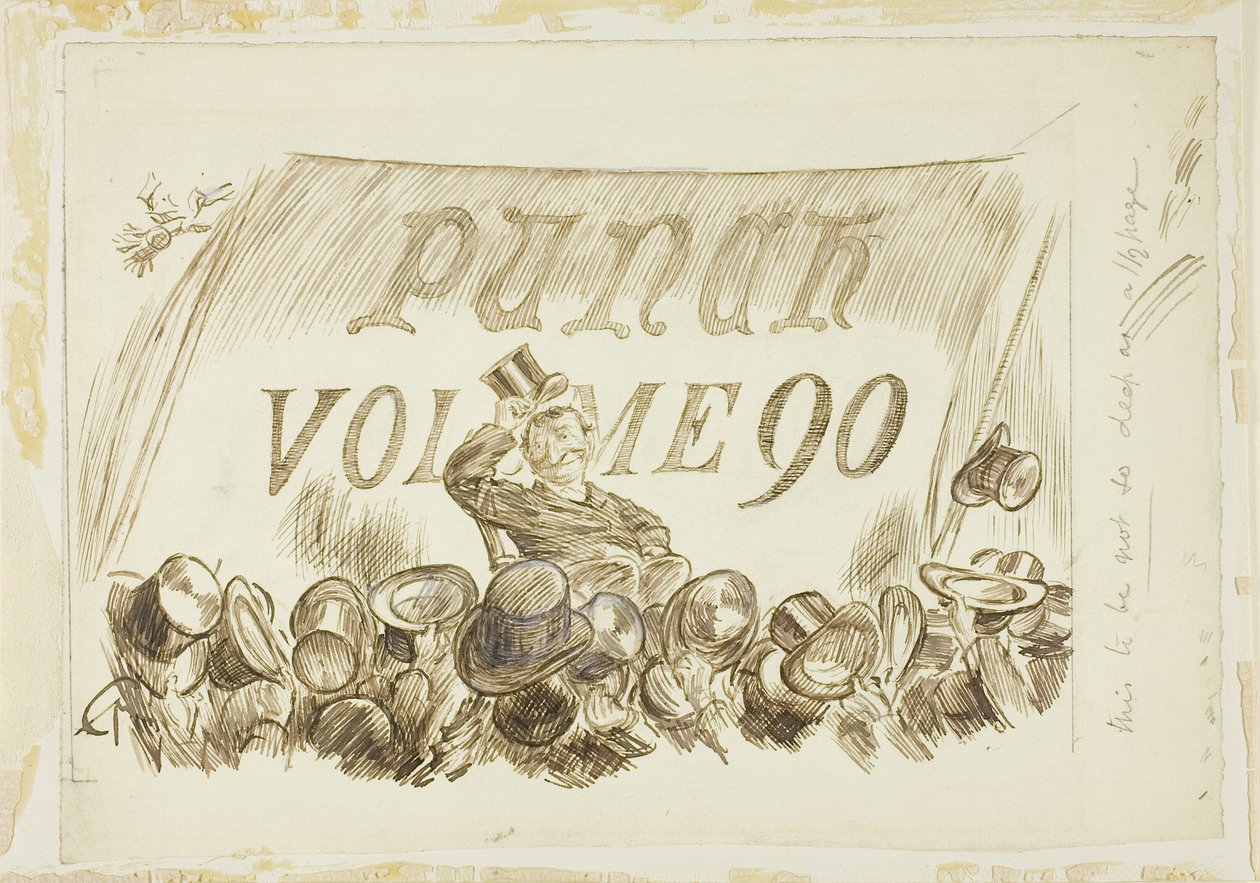 Studie voor Punch, Volume 90 door Charles Samuel Keene